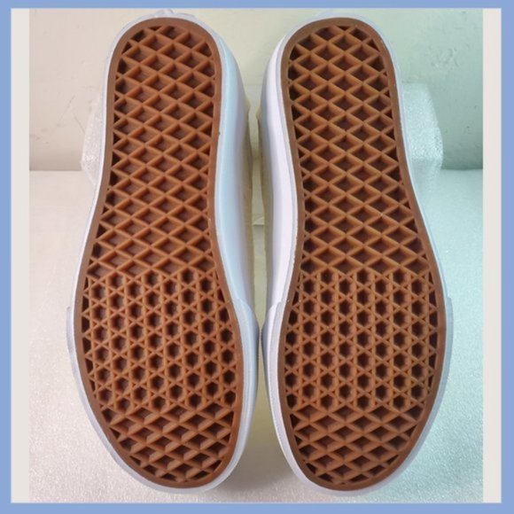 Vans Off the Wall Yellow & White Sneakers Size 7.5 - Picture 6 of 8